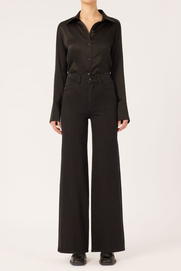 Wide Leg Jet Black